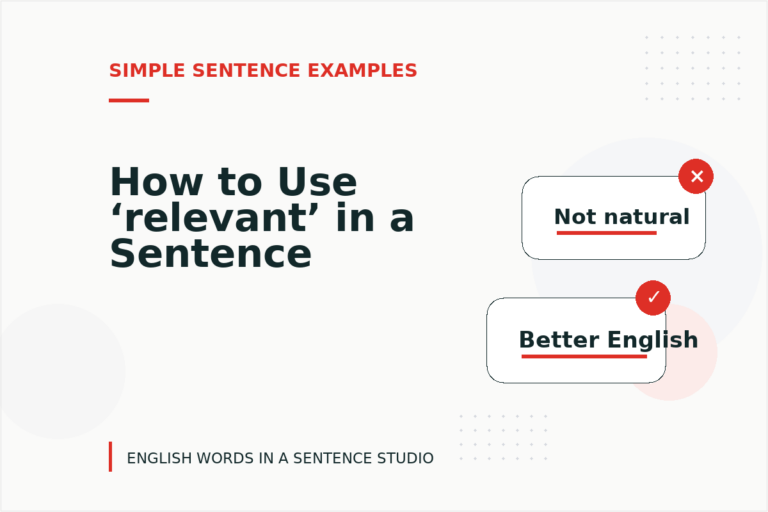 How to Use ‘relevant’ in a Sentence