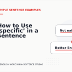 How to Use ‘specific’ in a Sentence