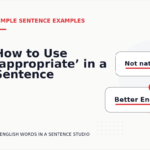 How to Use ‘appropriate’ in a Sentence