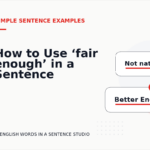 How to Use ‘fair enough’ in a Sentence