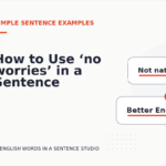 How to Use ‘no worries’ in a Sentence