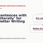 Sentences with ‘literally’ for Better Writing