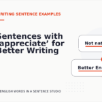 Sentences with ‘appreciate’ for Better Writing