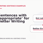 Sentences with ‘appropriate’ for Better Writing